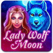 Lady Wolf Moon game artwork in the Kitsune Casino game lobby